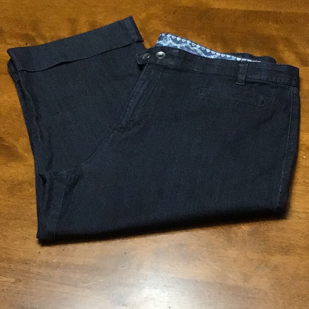Bandolino Cuffed Crop Jean Size 18 #2253